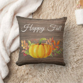 ハッピー秋ウ素朴ォーターカラーパンプキン クッション (ブランケット)