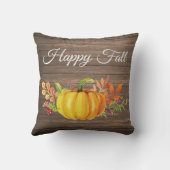 ハッピー秋ウ素朴ォーターカラーパンプキン クッション (裏面)