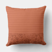 ハッピー秋オールウィズコーヒーと紅葉 クッション (裏面)