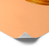 ハッピー秋オールウォーター色の秋格言 ポスター (角)