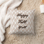 ハッピー秋オールエレガント秋茶離れ色 クッション (ブランケット)