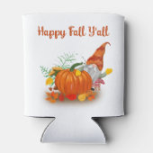 ハッピー秋オールオータム格言ウィズカボチャ 缶クーラー (裏面)