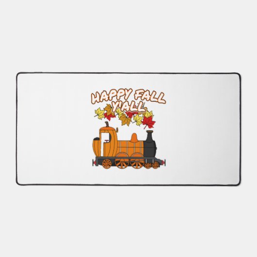 ハッピー秋オールスチームトレインパンプキン鉄道 デスクマット (正面)