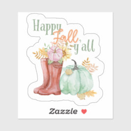 ハッピー秋オールステッカー シール