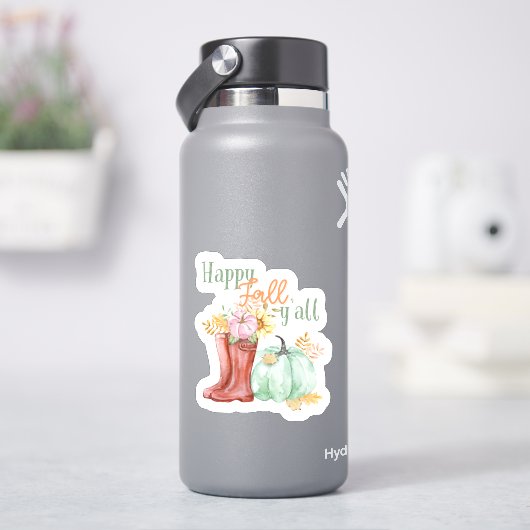 ハッピー秋オールステッカー シール (HydroFlask)