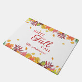 ハッピー秋オール紅葉 ドアマット (アングル)