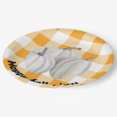 ハッピー秋オール紙プレート ペーパープレート (アングル)