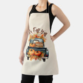 ハッピー秋オール素朴 – カボチャ付きトラック エプロン (インサイチュ)