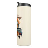 ハッピー秋オール素朴 – カボチャ付きトラック タンブラー (回転右)