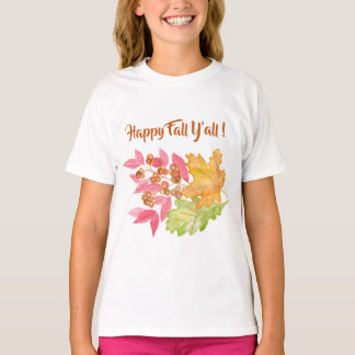 ハッピー秋オール離れーズ&ベリーペーパーナプキン Tシャツ