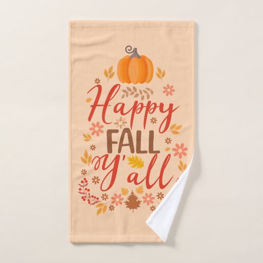 ハッピー秋オール ハンドタオル (ハンドタオル)