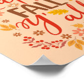 ハッピー秋オール ポスター (角)