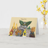 ハッピー秋カード カード (黄色い花)