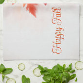 ハッピー秋キッチンタオル キッチンタオル (折り畳み)