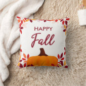 ハッピー秋キュイカラフルー葉ズカボチャのフレーム クッション (ブランケット)