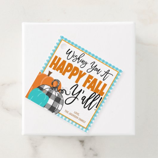 ハッピー秋ギフトラベル フェイバータグ (インサイチュ)