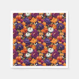 ハッピー秋ハーベスト スタンダードカクテルナプキン