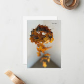 ハッピー秋モバイル ノートカード (正面/裏面インサイチュ)