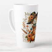 ハッピー秋ヤかかしと紅葉 カフェラテマグ (左アングル)