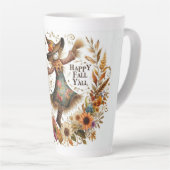 ハッピー秋ヤかかしと紅葉 カフェラテマグ (右アングル)