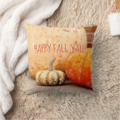 ハッピー秋ヤオールカボチャ写真カスタム撮影 クッション (ブランケット)
