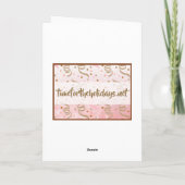 ハッピー秋ヤオールキュート秋格言 カード (裏面)