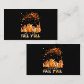 ハッピー秋ヤルポメラニア犬秋の恋人パンプキンスH 名刺 (正面/裏面)