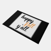 ハッピー秋ヤル引用文 ドアマット (アングル)