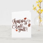 ハッピー秋ヤル カード (黄色い花)