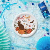 ハッピー秋ヤル！ ペーパープレート (パーティー)