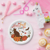 ハッピー秋ヤル！ ペーパープレート (パーティー)