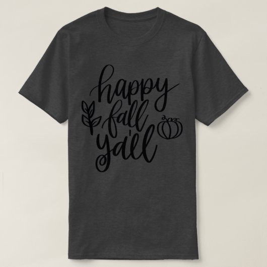 ハッピー秋ヤル Tシャツ (デザイン正面)