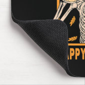 ハッピー秋ヤールウィメンハロウィンスケルトンパンプキン マウスパッド (コーナー)