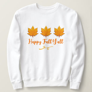 ハッピー秋ヤールゴールデン紅葉スウェットシャツ スウェットシャツ