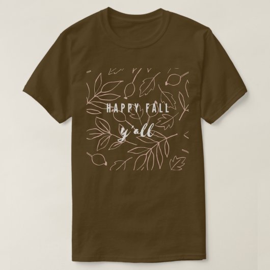 ハッピー秋ヤールサザンオータムアパレル Tシャツ (デザイン正面)
