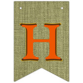 ハッピー秋ヤールバーラップ バンティングフラッグ (第1の旗)