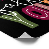 ハッピー秋ヤールパンプキンサンクスギビングハロウィンカット ポスター (角)