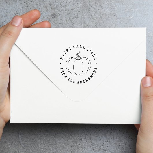 ハッピー秋ヤールパンプキン セルフインキングスタンプ