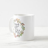 ハッピー秋ヤールボホウォーターリース コーヒーマグカップ (正面左)