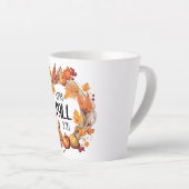 ハッピー秋ヤール カフェラテマグ (右アングル)