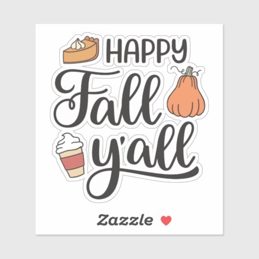 ハッピー秋ヤール シール (シート)