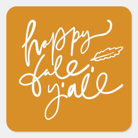 ハッピー秋ヤール スクエアシール (正面)