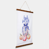 ハッピー秋ヤール |チノワセリージンジャージャンプンプキンズ 吊り下げ型タペストリー (傾斜あり)