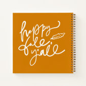 ハッピー秋ヤール ノートブック (裏面)