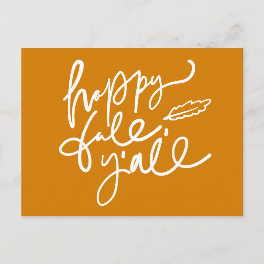 ハッピー秋ヤール ポストカード (正面)