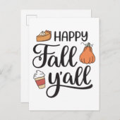 ハッピー秋ヤール ポストカード (正面/裏面)