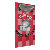 ハッピー秋ヤール ミニクリップボード (アングル)