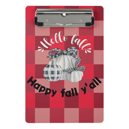 ハッピー秋ヤール ミニクリップボード (正面)