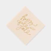 ハッピー秋ヤール 箔ナプキン (右)