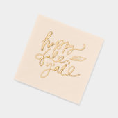 ハッピー秋ヤール 箔ナプキン (左)